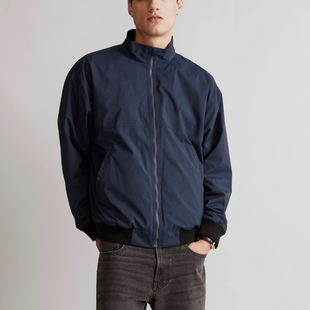 Madewell NWOT Fleece Lined Bomber Jacket